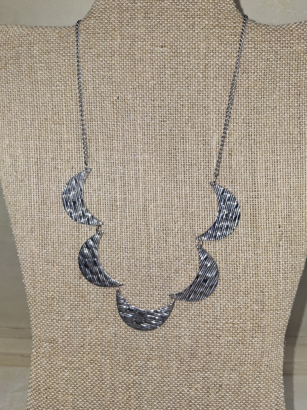 Silver-Tone Statement Necklace